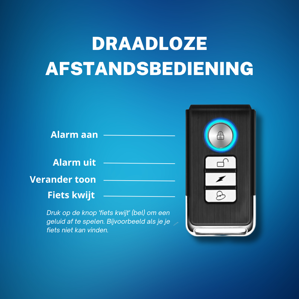 Fietsalarm afstandsbediening