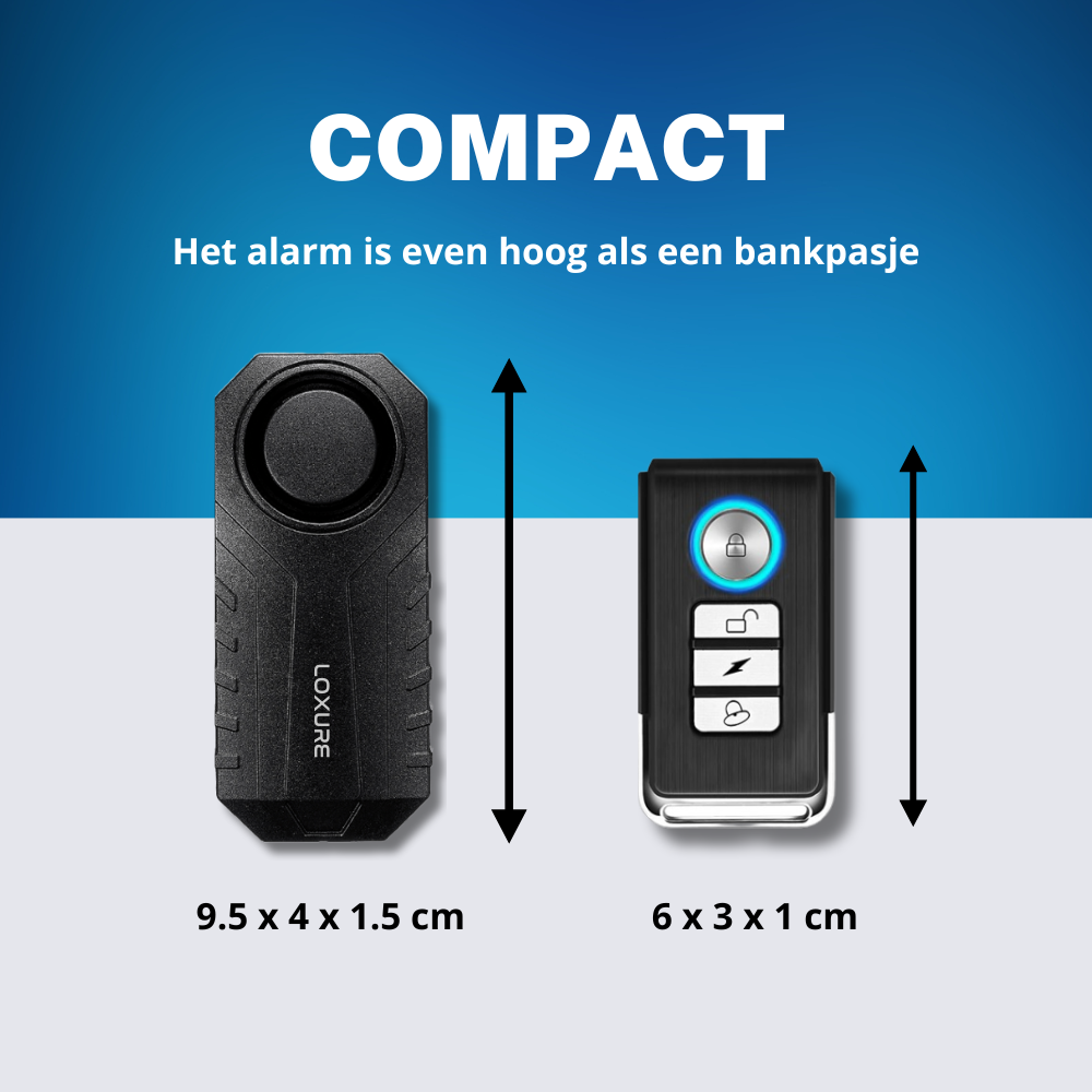 Fietsalarm met extra remote